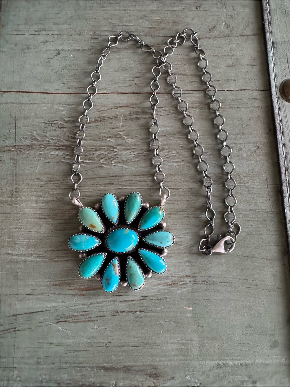 Debra Smith Kingman Flower Necklace